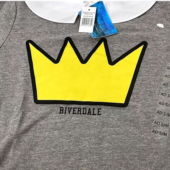 OFFICIAL Riverdale BETTY COOPER Cosplay Costume A-Line T-Shirt Dress JUNIORS S/M - Picture 4 of 13